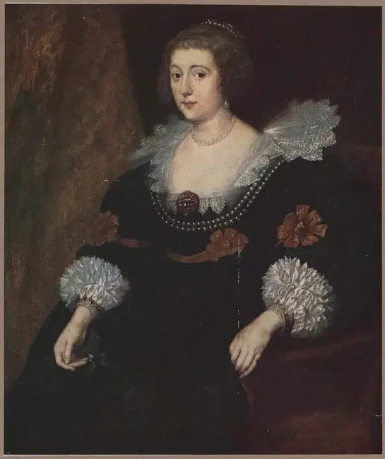 Portrait von Amalia van Solms-Braunfels, Prinzessin von Oranien (1602-1675) - Antoine van Dyck