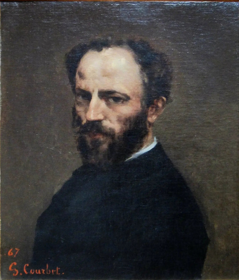 Porträt von Amand Gautier (1825-1894), Maler - Gustave Courbet