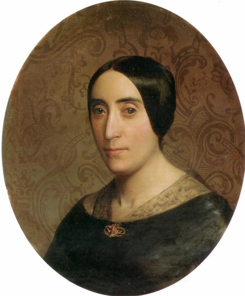 Porträt von Amélina Dufaud, Ehefrau von Bouguereau, Tante des Künstlers - Bouguereau