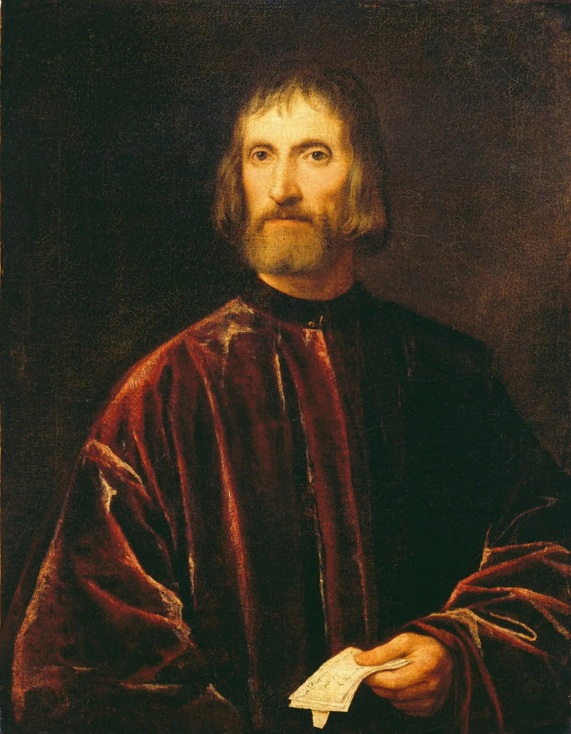 Portrait von Andrea dei Franceschi - Titian