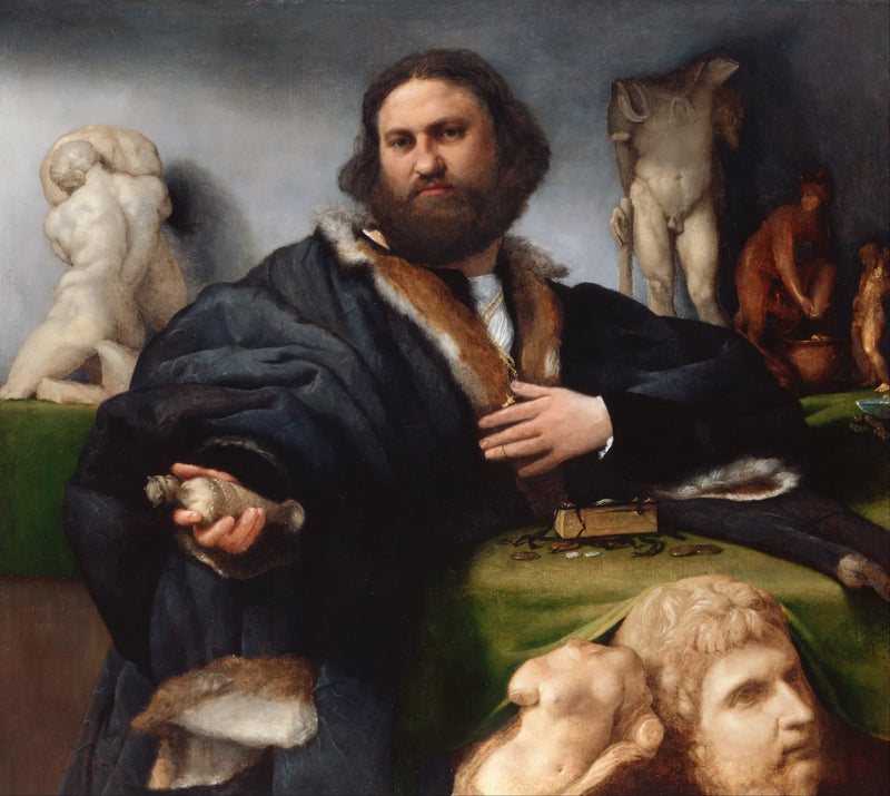 Porträt von Andrea Odoni - Lorenzo Lotto