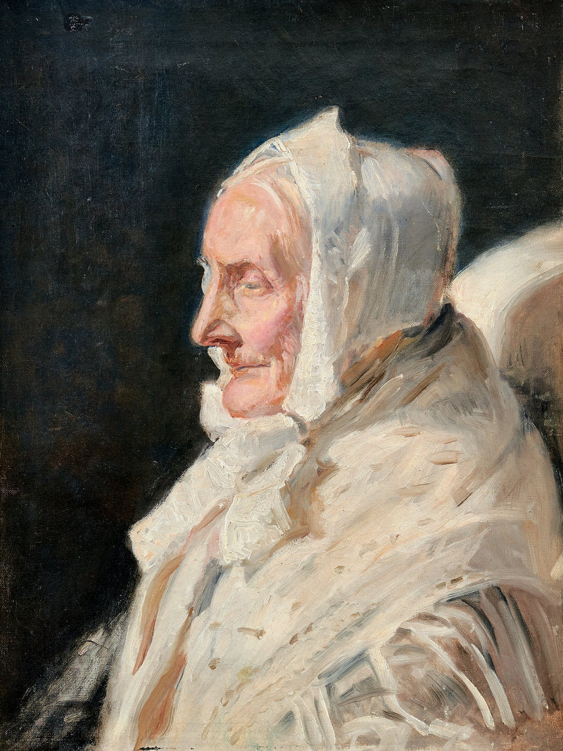 Porträt von Ane Br�ndum. -Michael Peter Ancher