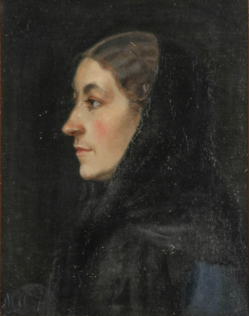 Porträt von Ane Raadsig. -Michael Peter Ancher