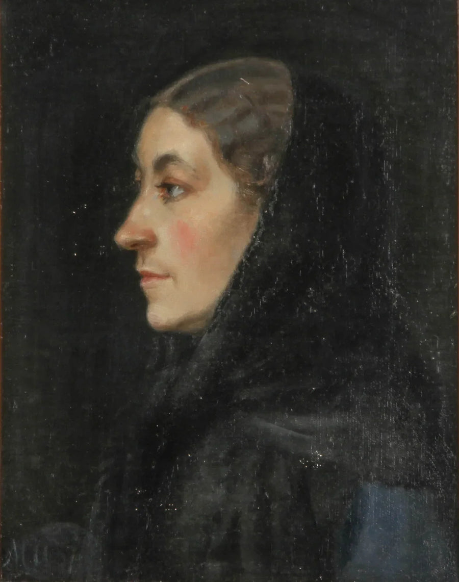 Porträt von Ane Raadsig. -Michael Peter Ancher