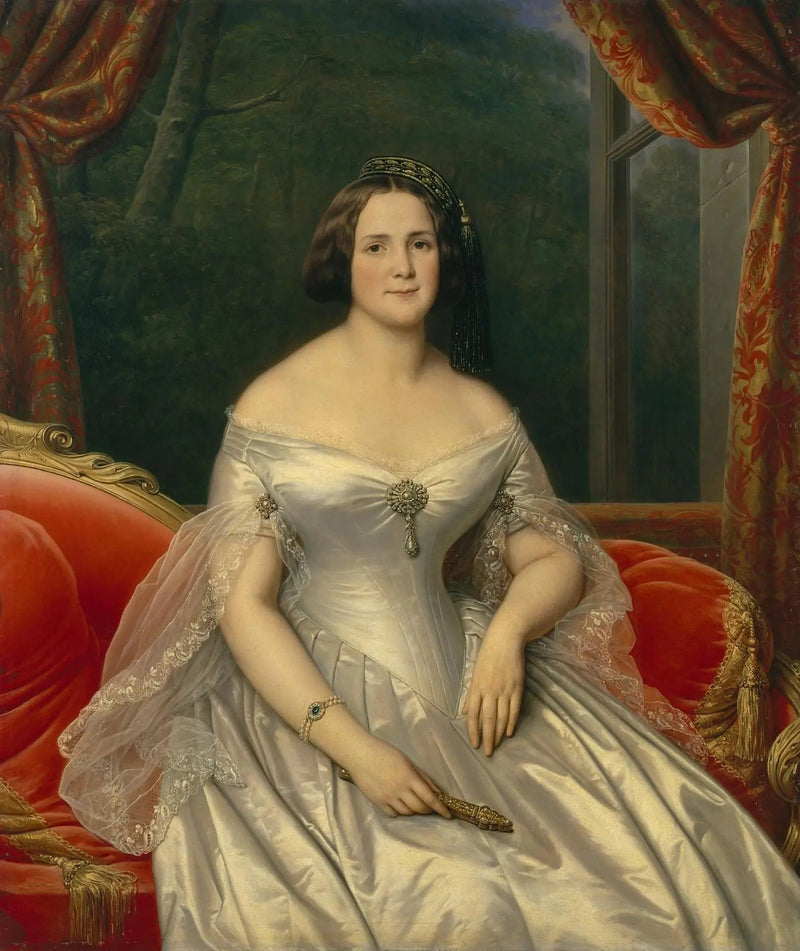 Portrait von Anna Benardaki - Charles de Steuben