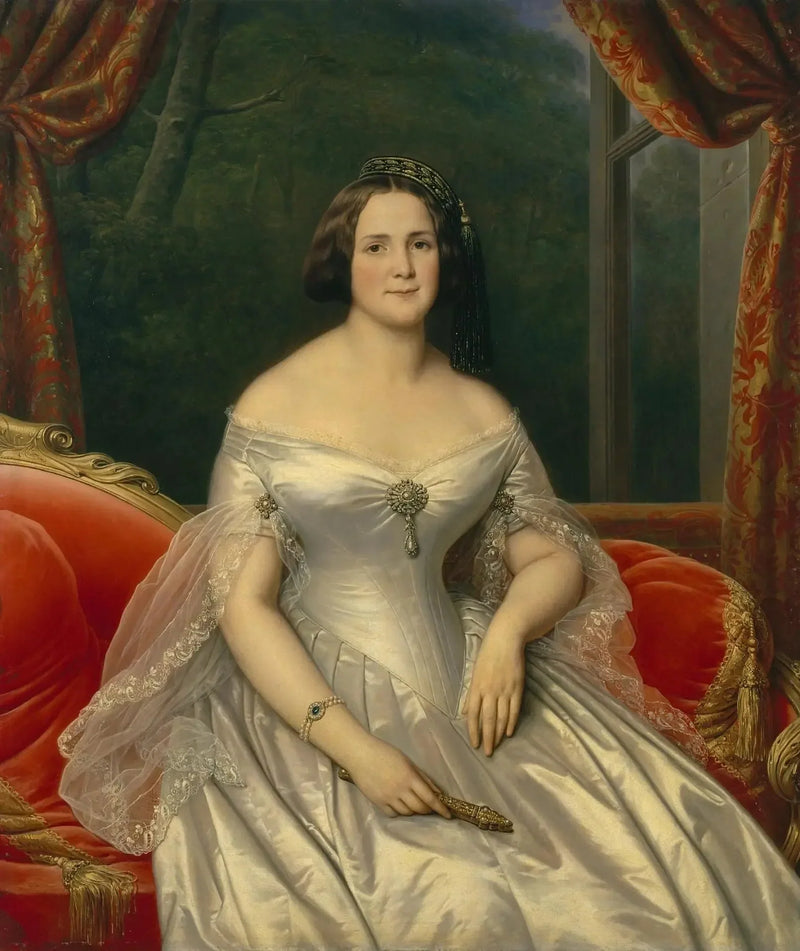 Portrait von Anna Benardaki - Charles de Steuben