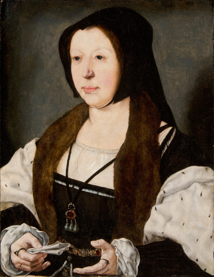Porträt von Anna de Bergh, Marquise von Veere - Jan Gossaert