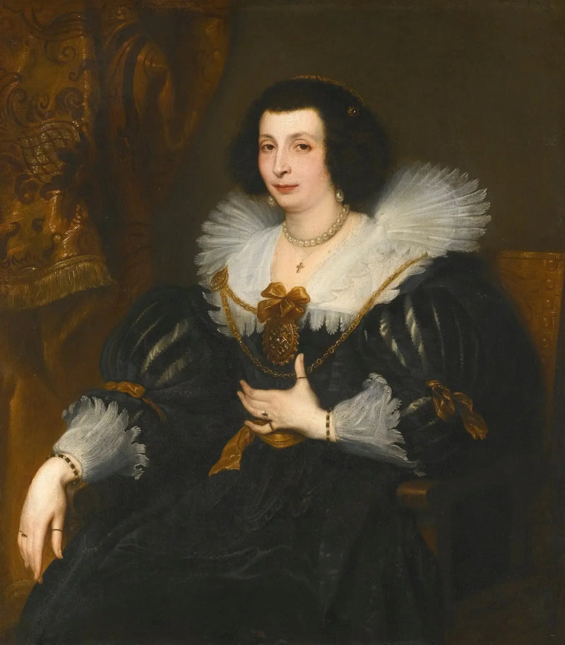 Portrait von Anna Maria de Çamudio - Antoine van Dyck