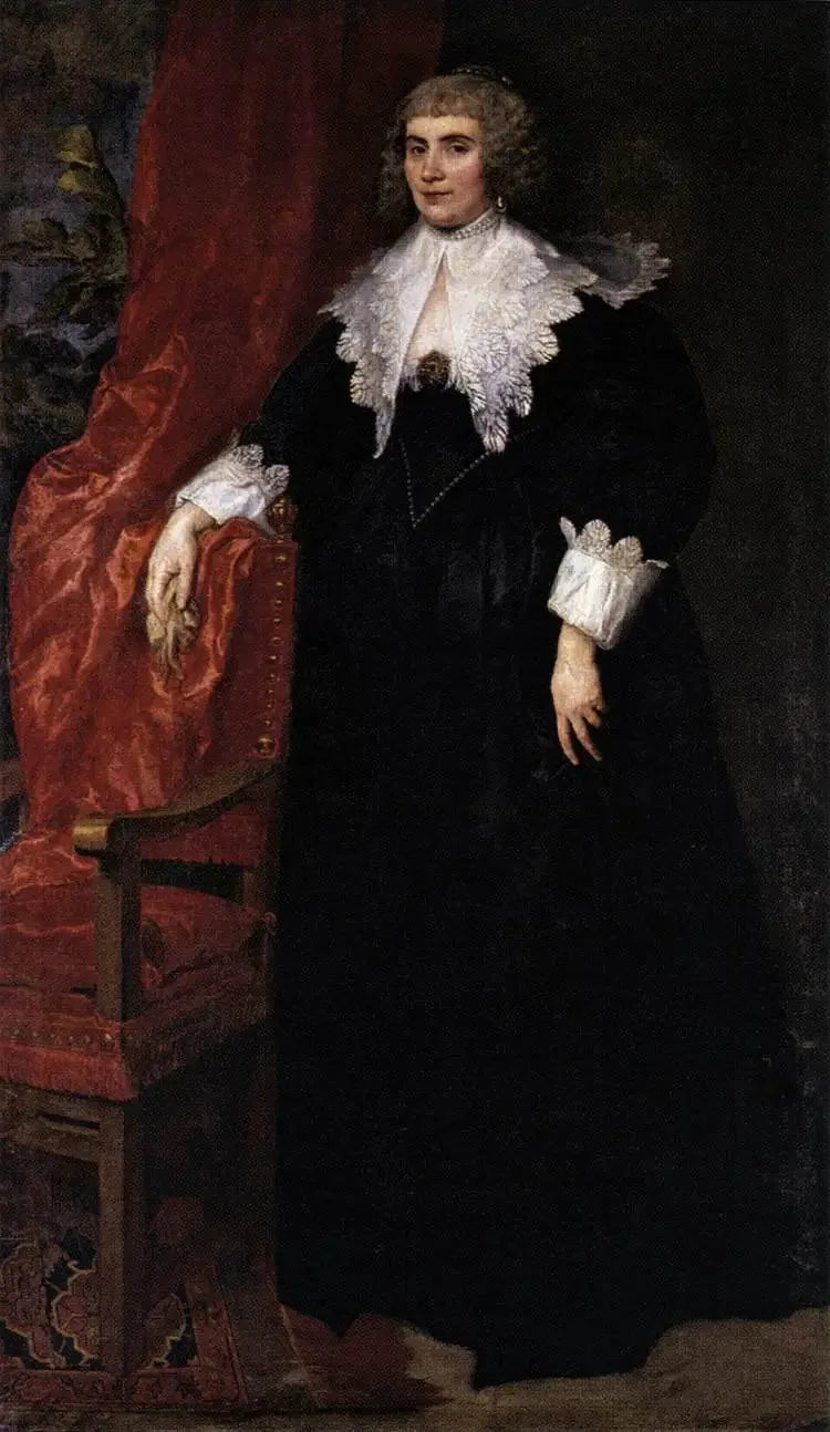 Portrait von Anna van Craesbecke - Antoine van Dyck