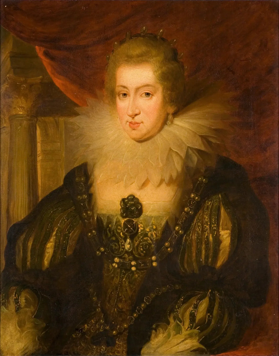 Portrait von Anne d'Autriche - Antoine van Dyck