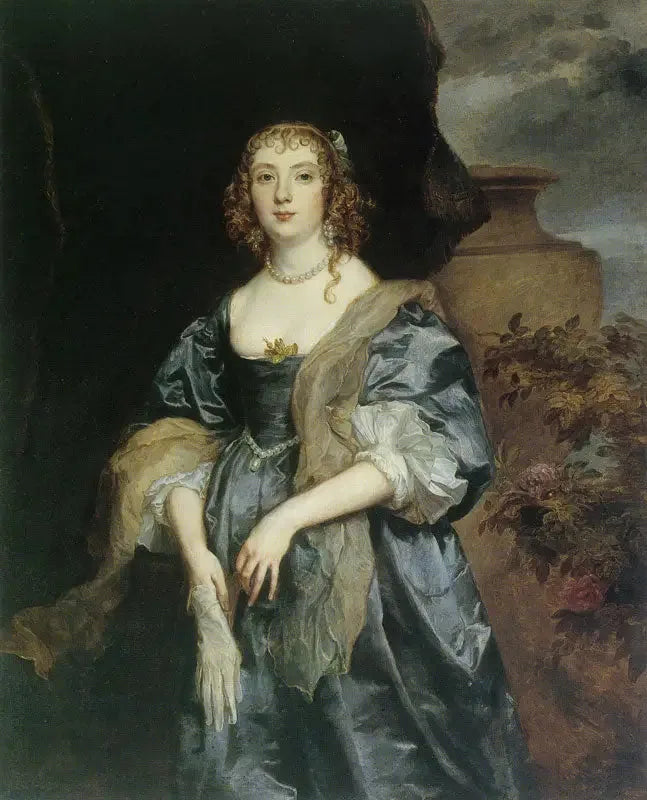 Portrait von Anne Carr, Lady Russell - Antoine van Dyck