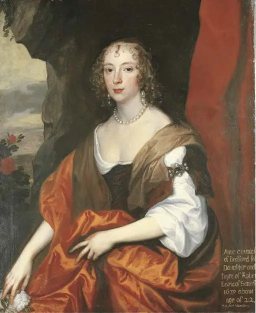 Portrait von Anne Carr, Lady Russell - Antoine van Dyck