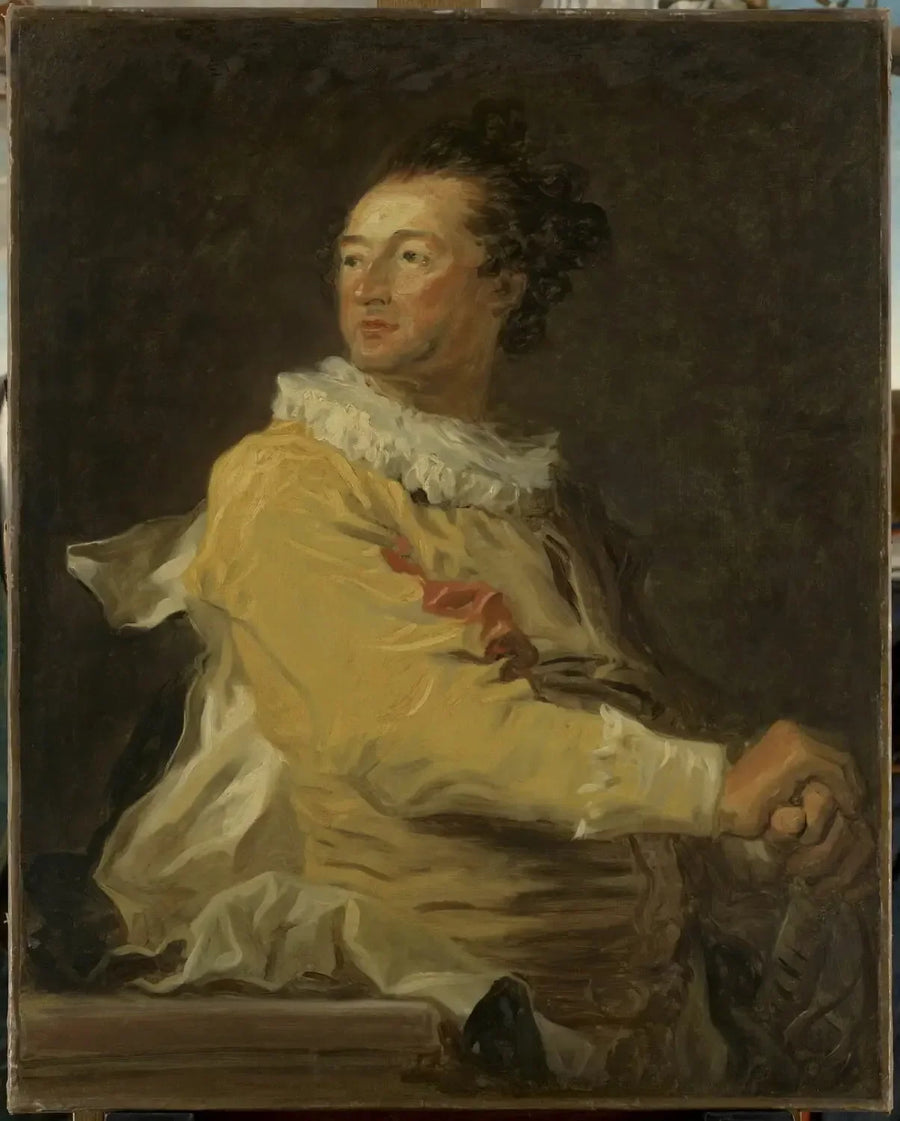 Portrait von Anne-François d'Harcourt, Herzog von Beuvron in einer Figur der italienischen Komödie - Jean-Honoré Fragonard
