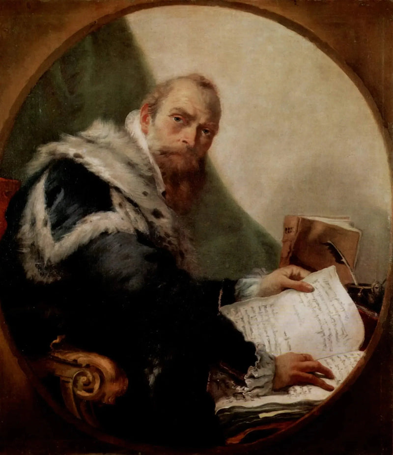 Portrait von Antonio Riccobono - Giovanni Battista Tiepolo