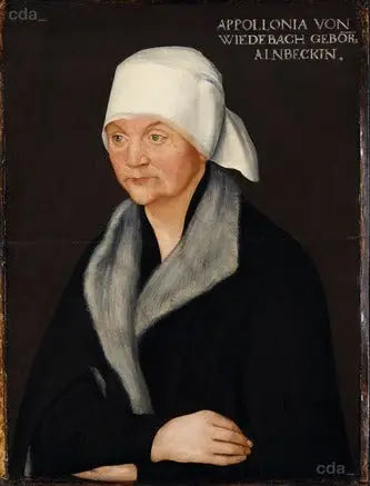 Porträt von Apollonia von Wiedebach - Lucas Cranach der Ältere