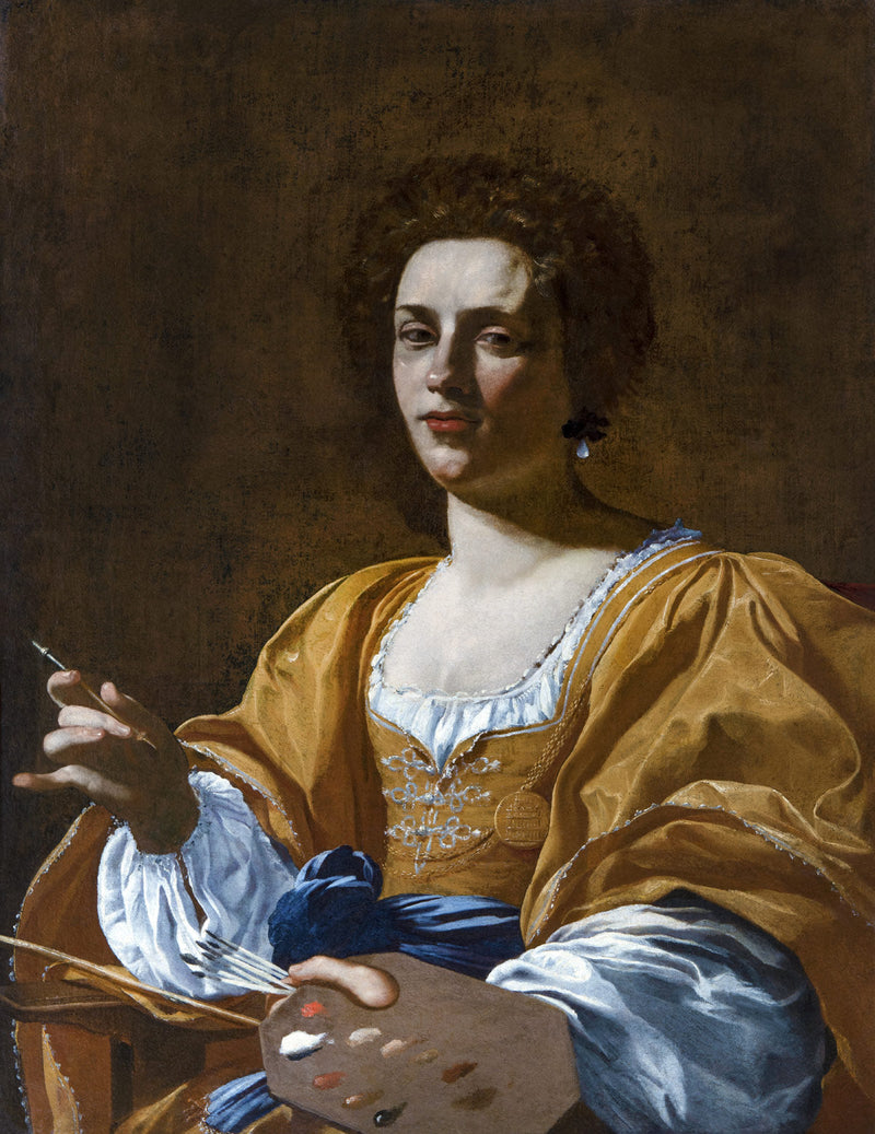 Porträt von Artemisia Gentileschi - Simon Vouet
