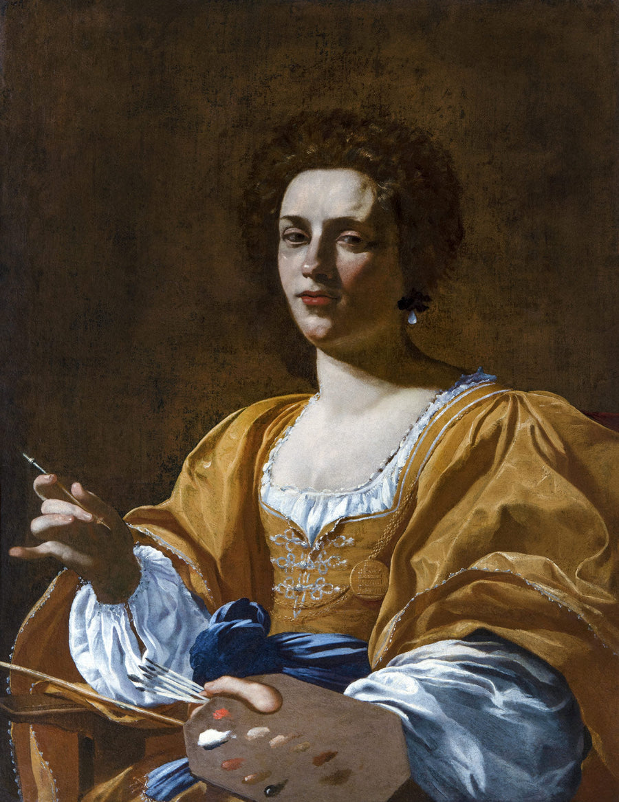 Porträt von Artemisia Gentileschi - Simon Vouet