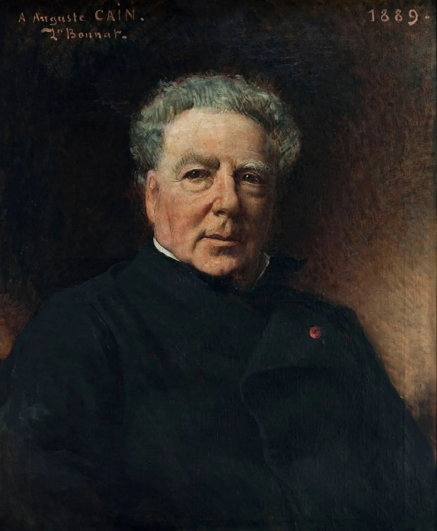 Portrait von Auguste Cain - Léon Bonnat
