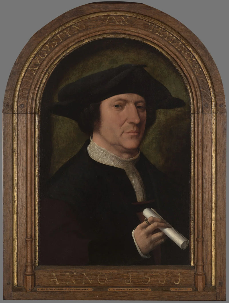 Porträt von Augustijn van Teylingen - Jacob Cornelisz van Oostsanen