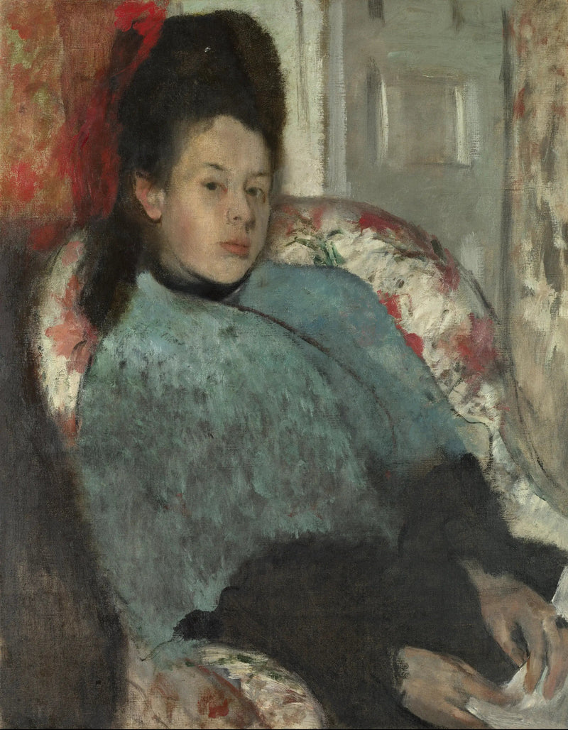 Porträt von Elena Carafa - Edgar Degas