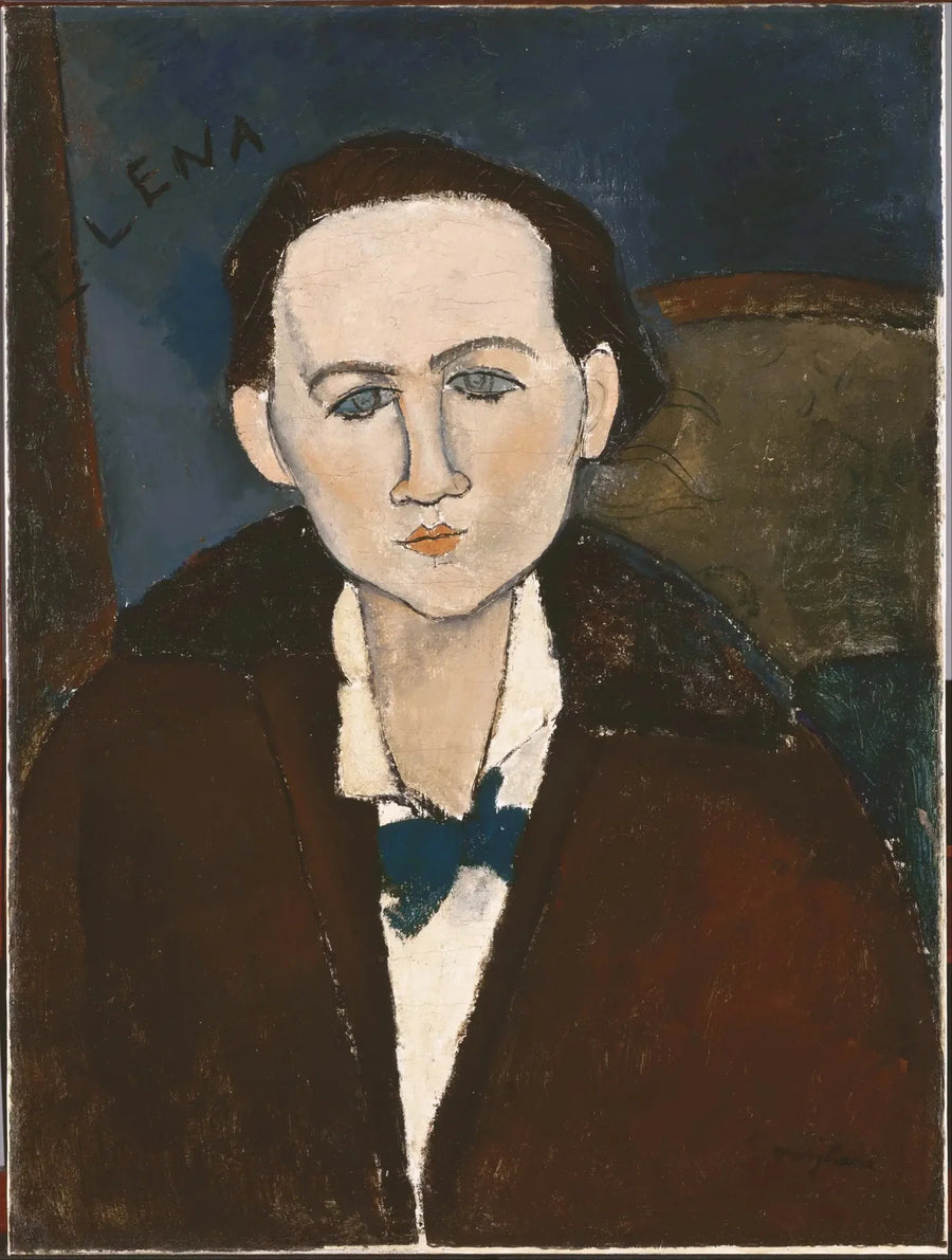 Porträt von Elena Pavlowski - Amedeo Modigliani