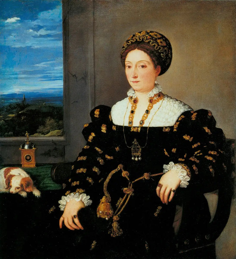 Portrait von Eleonora Gonzaga della Rovere - Titian