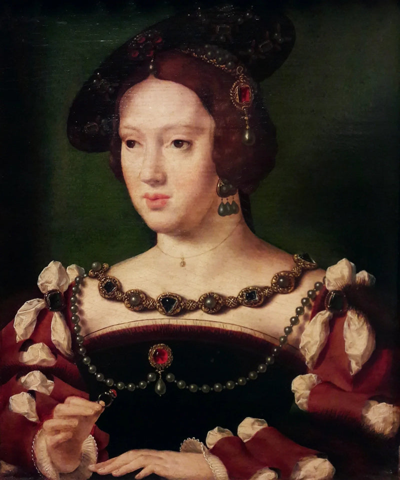 Porträt von Eleonore von Österreich (1498-1558) - Joos van Cleve