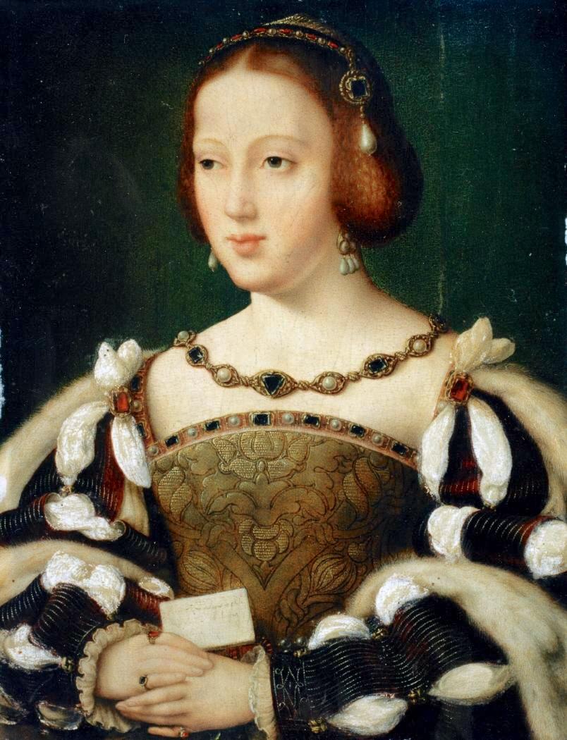 Portrait d'Éléonore, reine de France - Joos van Cleve image 1 reproduction d’œuvre d’art à l’huile