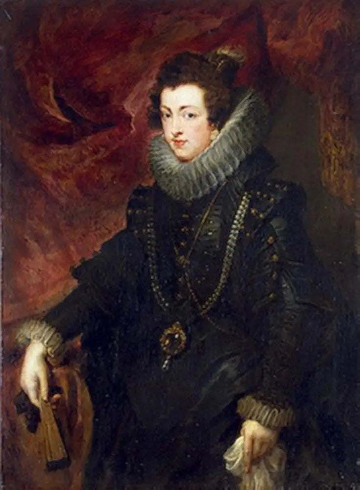Porträt von Élisabeth von Bourbon, Königin von Spanien - Peter Paul Rubens