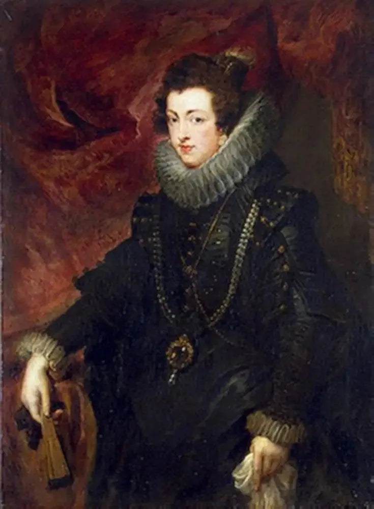Porträt von Élisabeth von Bourbon, Königin von Spanien - Peter Paul Rubens