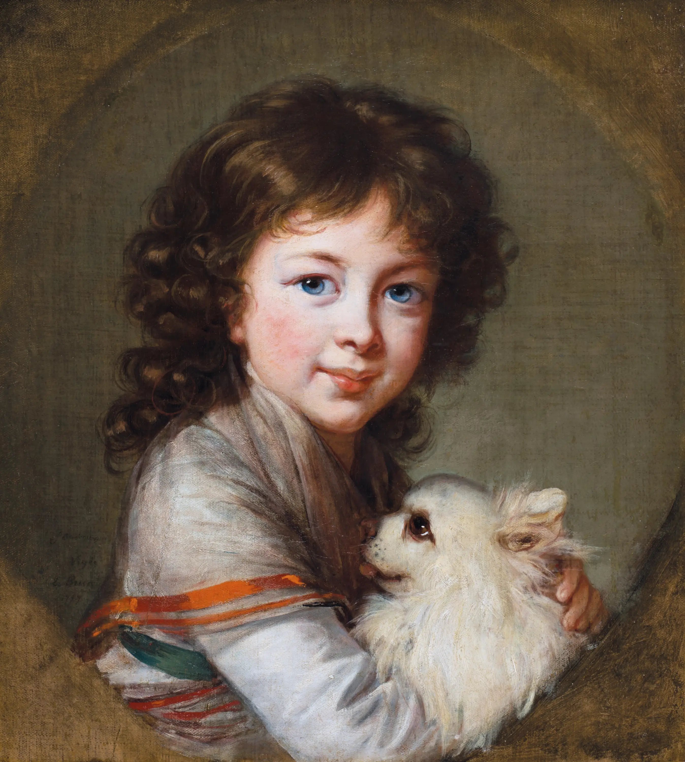 Portrait d'Elisabeth Isabella Mniszech - Élisabeth Vigée Le Brun image 1 copie peinte à la main à l’huile
