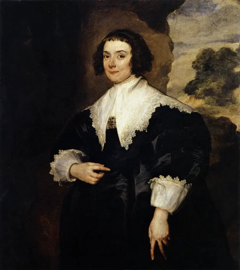 Portrait von Elisabeth van Assche, Ehefrau von Justus van Meerstraeten - Antoine van Dyck