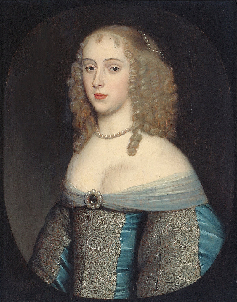 Portrait von Elisabeth van Nassau-Beverweerd (1633-1718) - Gerrit van Honthorst