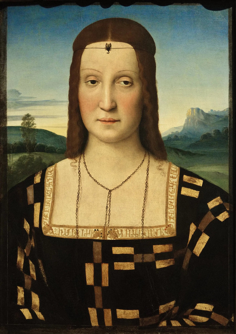 Porträt von Elisabetta Gonzaga - Raffael Sanzio