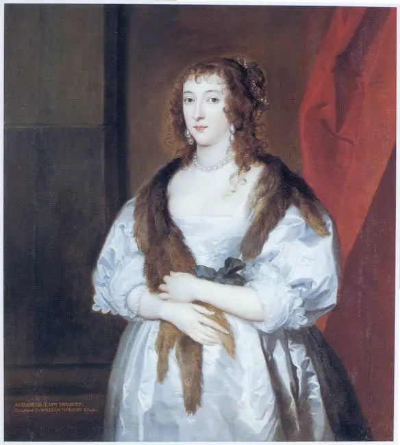 Portrait von Elizabeth Dormer (verstorben 1635), Ehefrau von Edward Somerset, 2. Marquis von Worcester