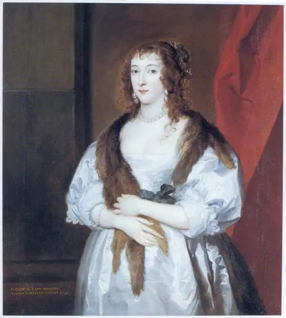 Portrait von Elizabeth Dormer (verstorben 1635), Ehefrau von Edward Somerset, 2. Marquis von Worcester