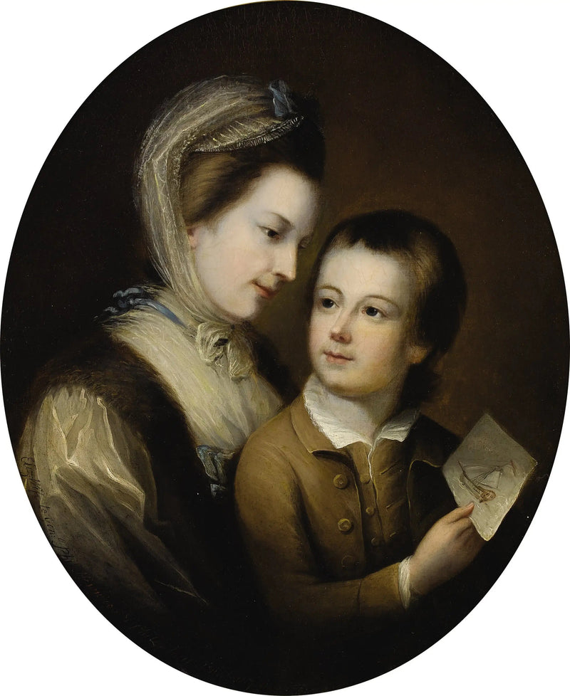 Portrait von Elizabeth Honywood und ihrem Sohn Philip, 1767 - Thomas Gainsborough