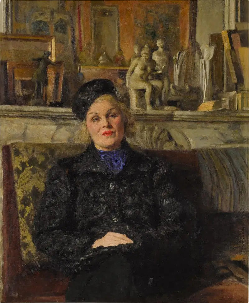 Porträt von Elvira Popesco - Édouard Vuillard