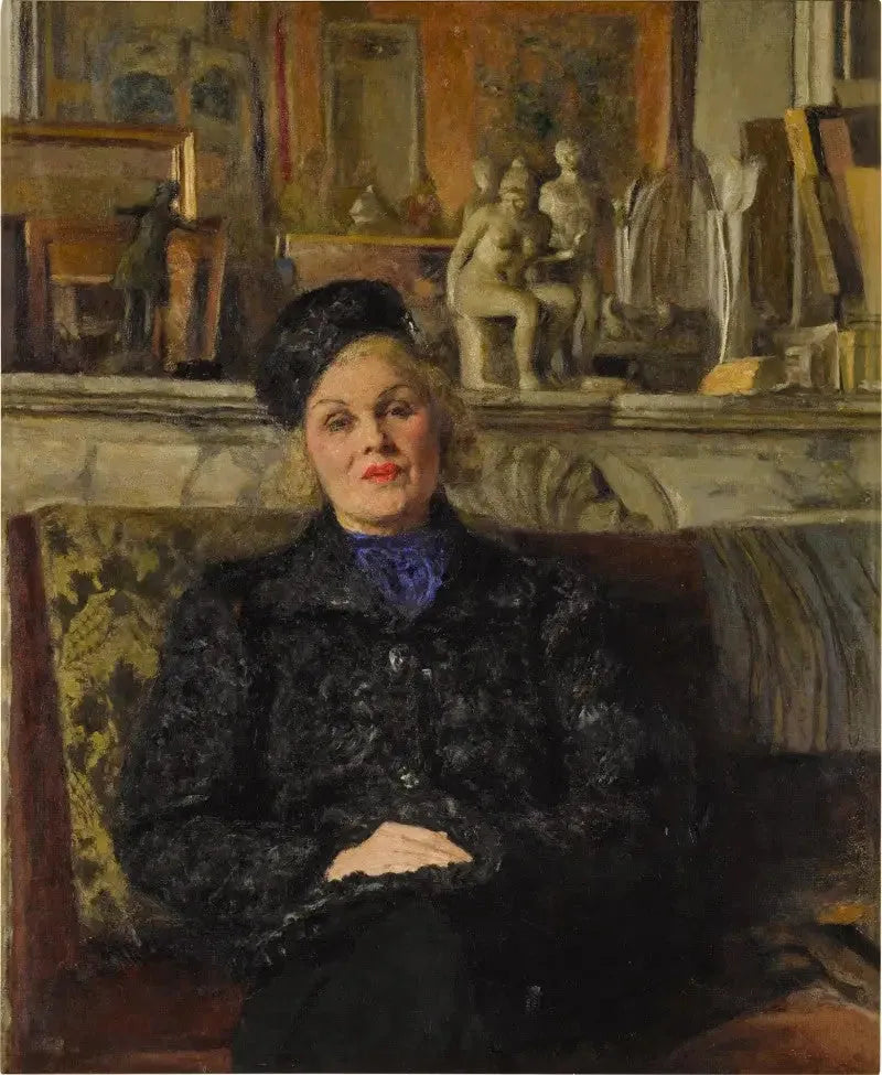 Porträt von Elvira Popesco - Édouard Vuillard