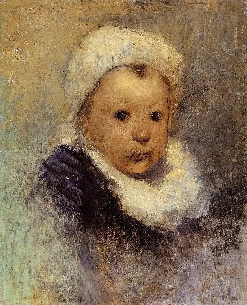 Kinderporträt, vielleicht Aline Gauguin - Paul Gauguin