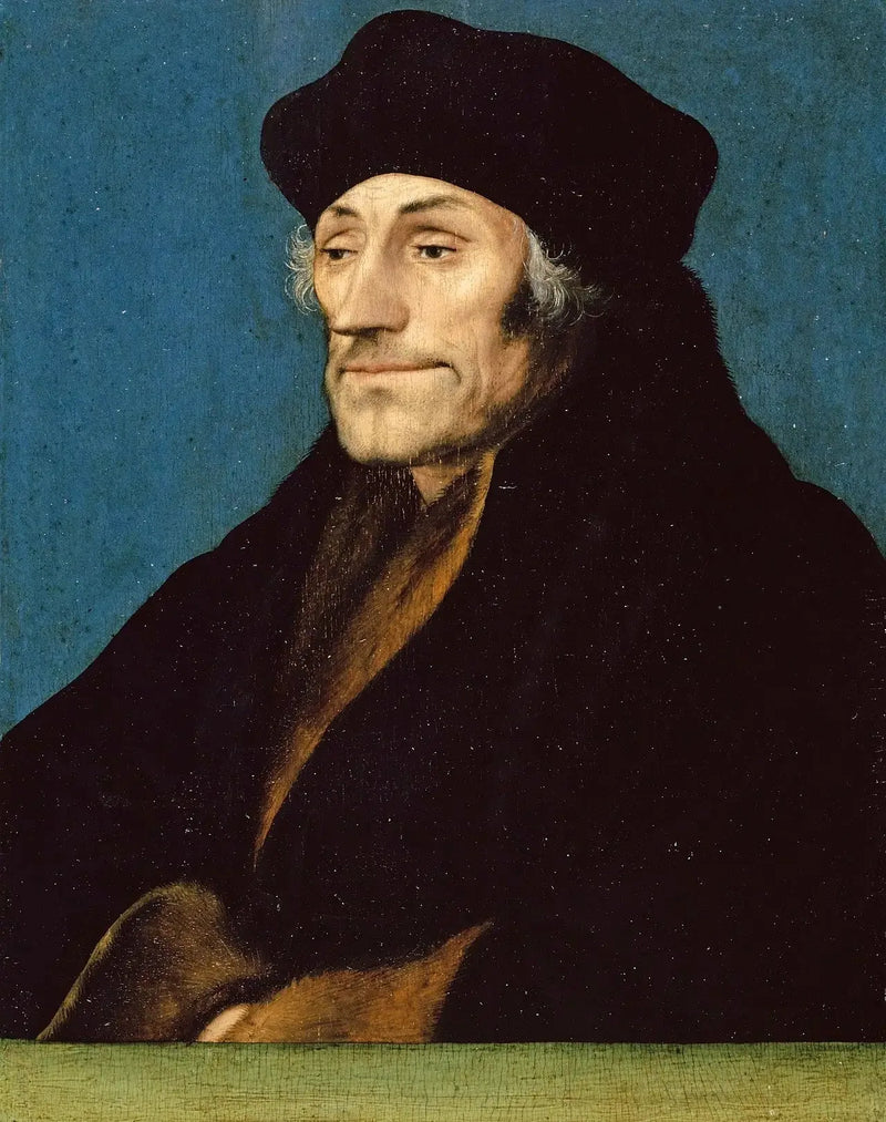 Porträt von Erasmus von Rotterdam - Hans Holbein der Jüngere