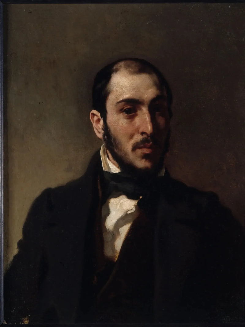 Porträt von Eugène Laval (1818-1896), Architekt - Eugène Delacroix