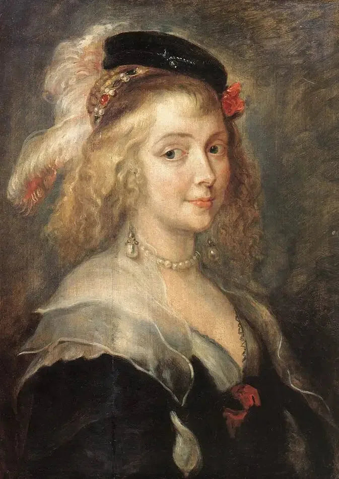 Porträt von Hélène Fourment - Peter Paul Rubens