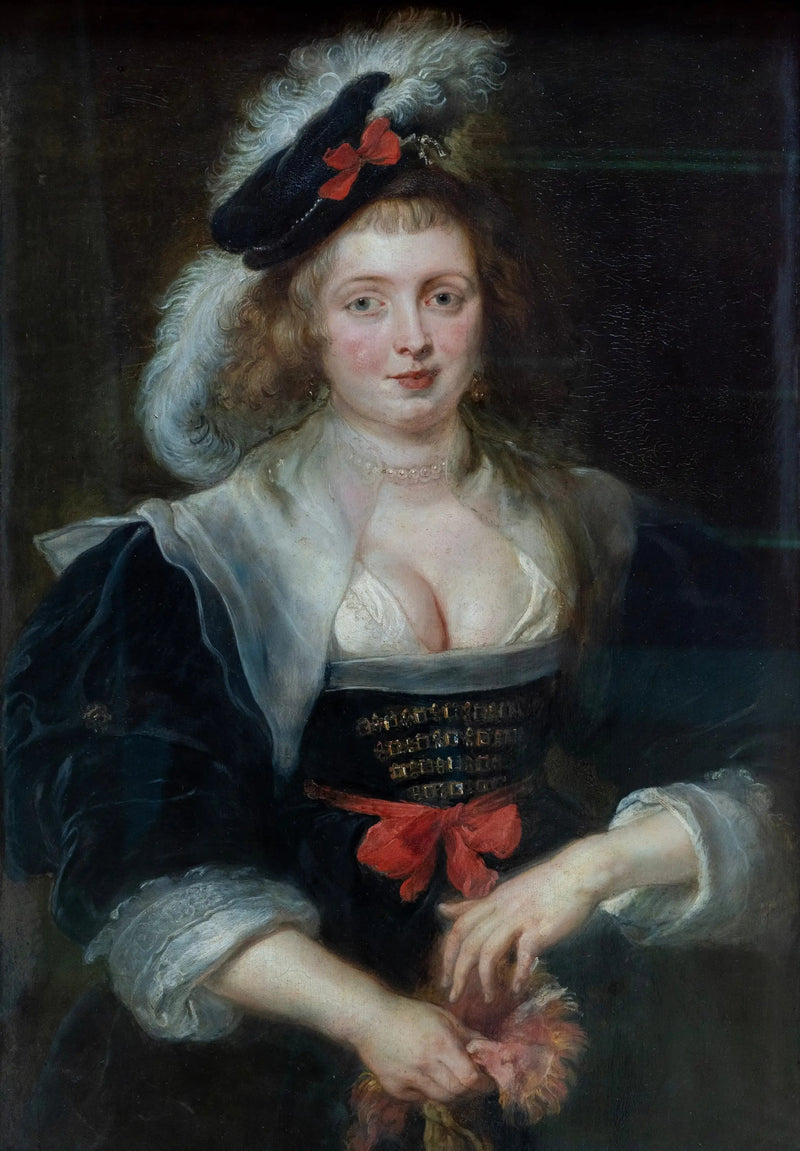Porträt von Hélène Fourment - Peter Paul Rubens