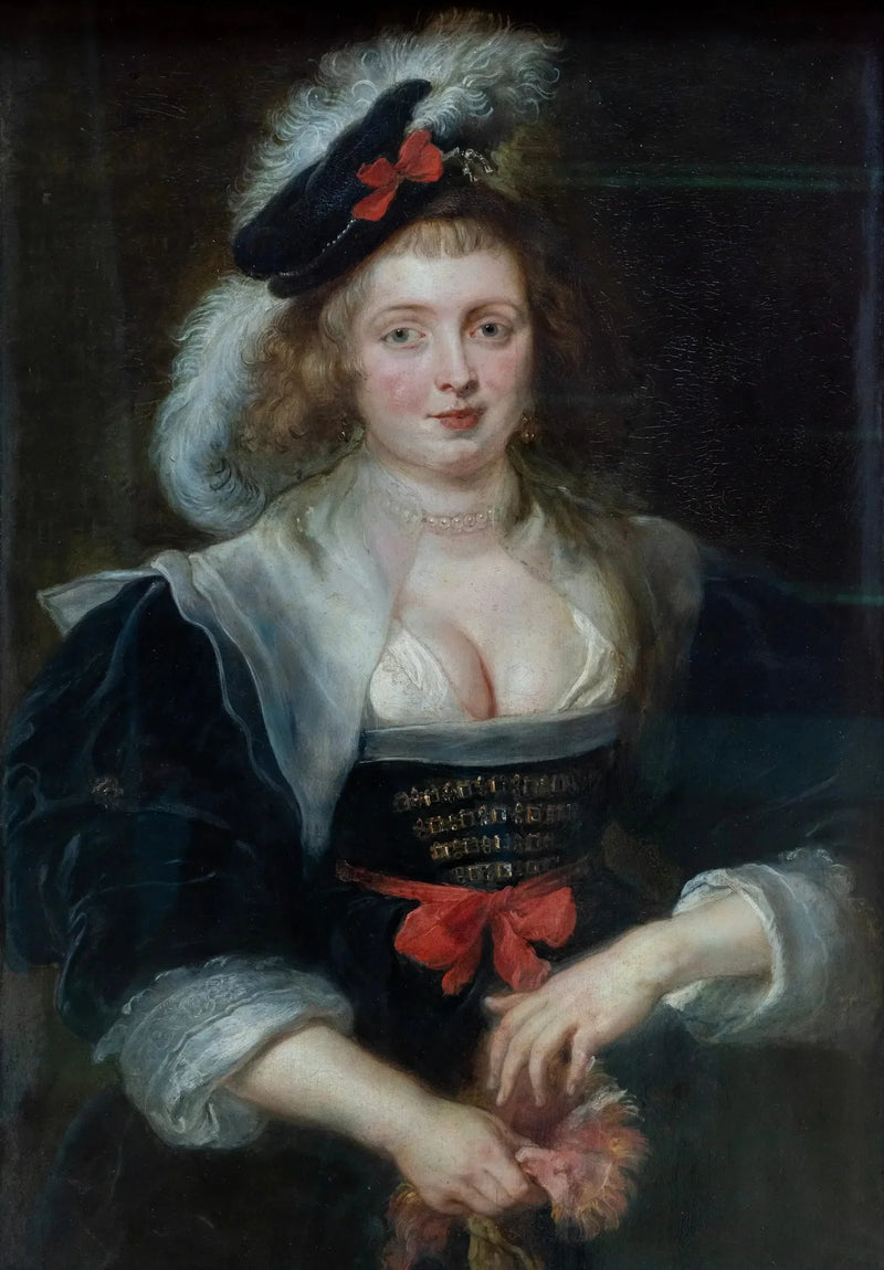 Porträt von Hélène Fourment - Peter Paul Rubens