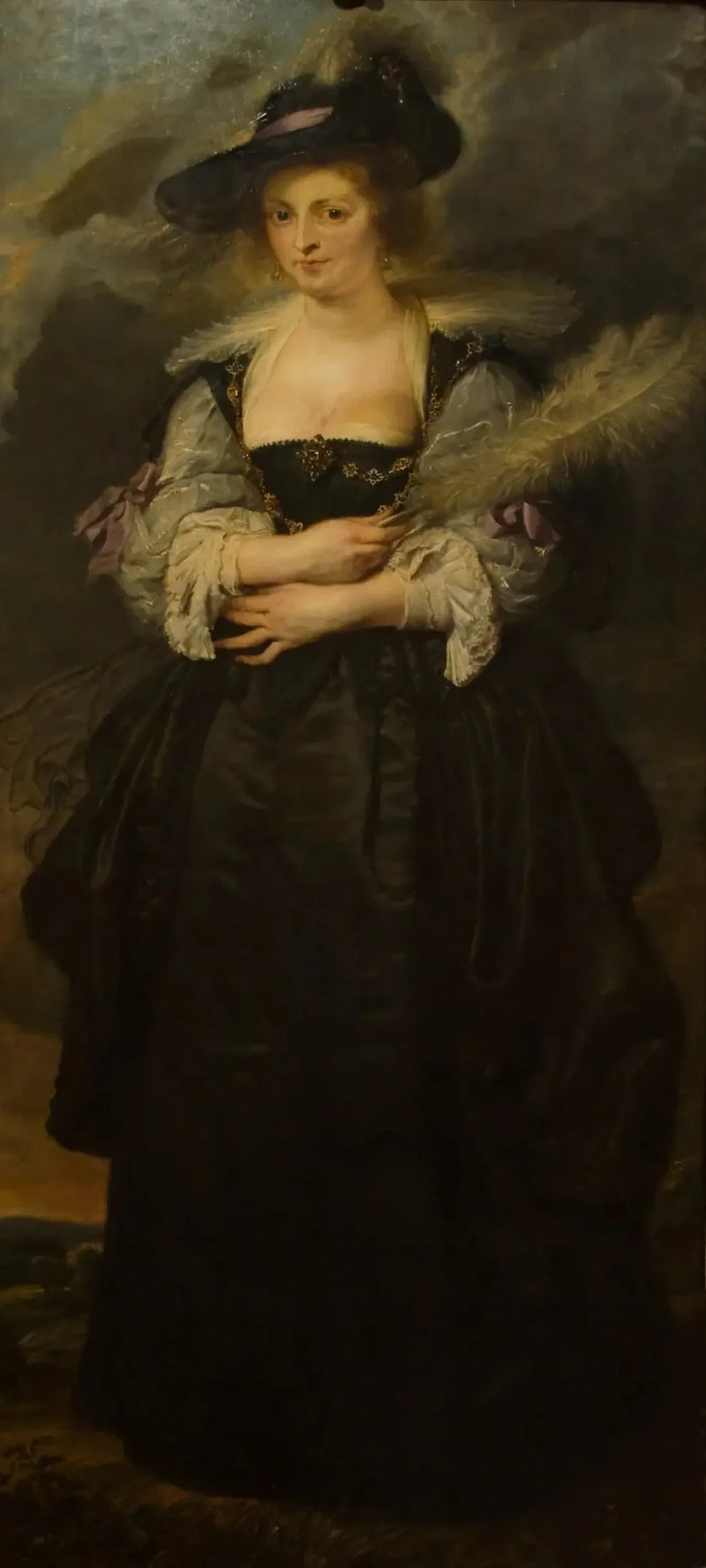 Porträt von Hélène Fourment - Peter Paul Rubens
