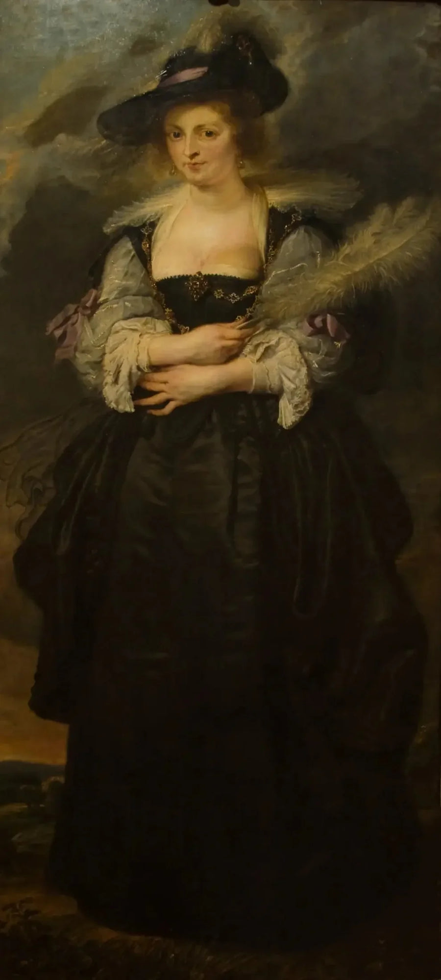 Porträt von Hélène Fourment - Peter Paul Rubens