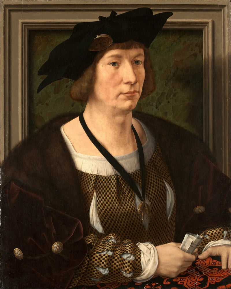 Porträt von Hendrik III., Graf von Nassau-Breda - Jan Gossaert