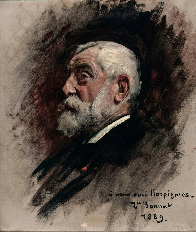 Portrait von Henri Harpignies - Léon Bonnat