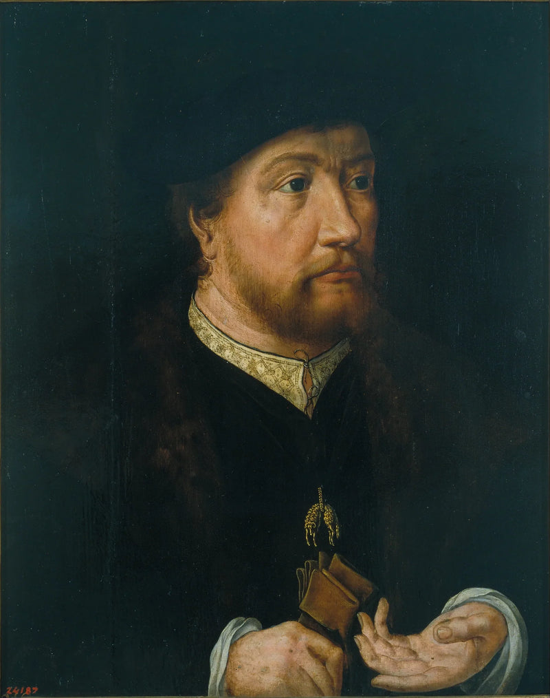 Porträt von Heinrich III., Graf von Nassau - Jan Gossaert